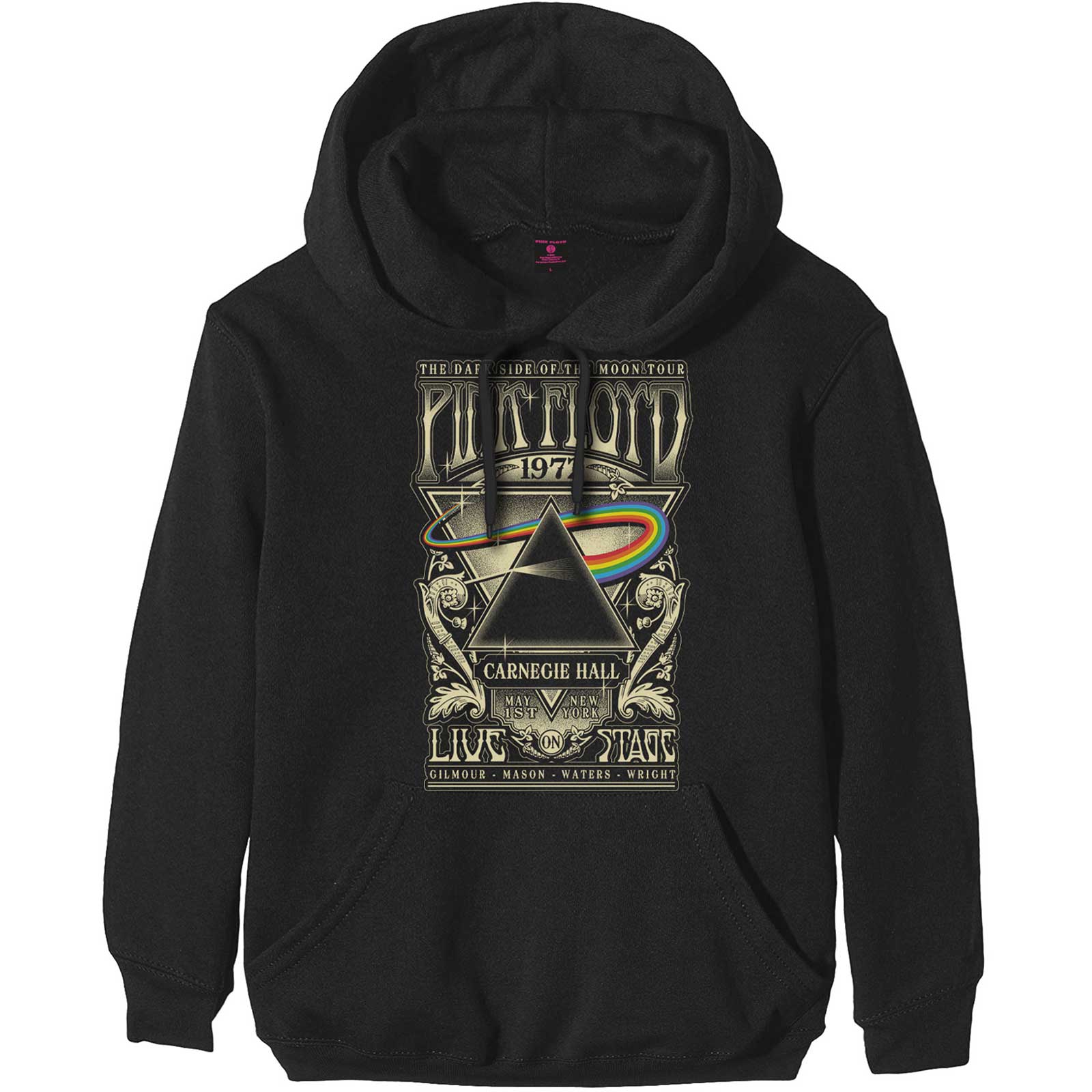 Image of Pink Floyd Hoodie - CARNEGIE HALL POSTER Rock Off